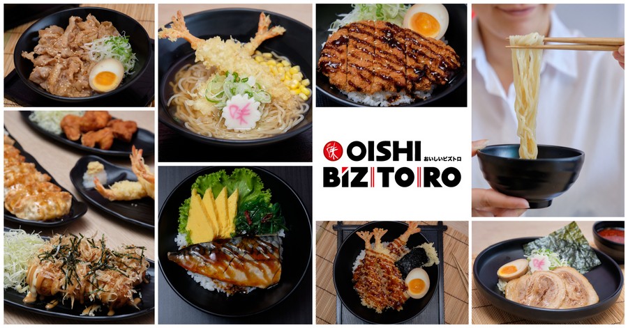 образцы блюд из ресторанчиков Oishi Biztoro в Бангкоке